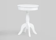 Crownmark Romy Chairside Table White