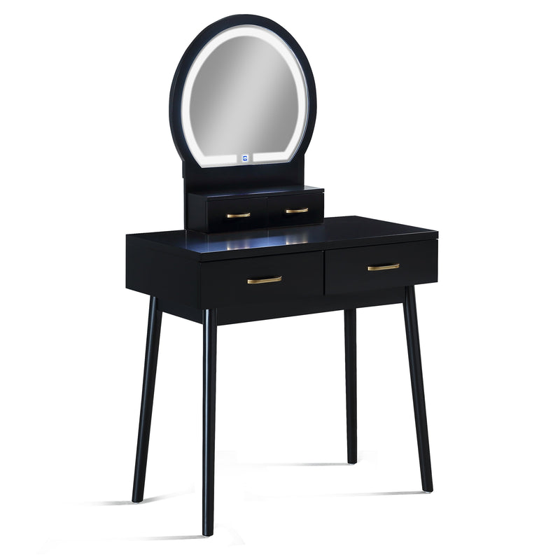 Cecilia Vanity Set - Black