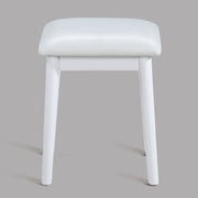 Crownmark Cecilia Vanity Table & Stool - White