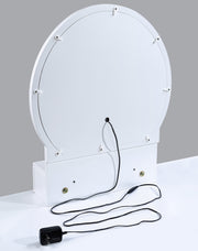 Crownmark Cecilia Vanity Table & Stool - White