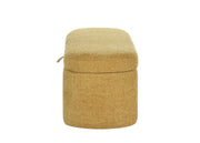Crownmark Philipa Storage Bench - Gold Tweed