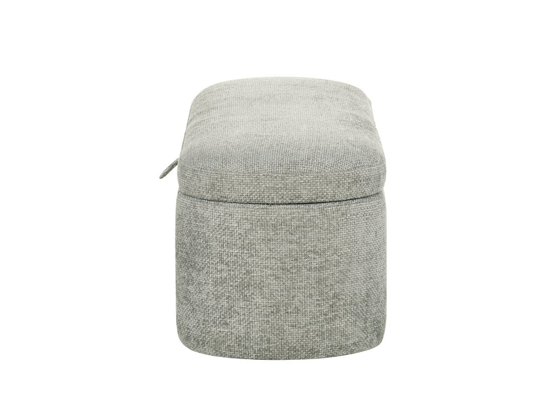 Philipa Storage Bench - Light Grey Tweed