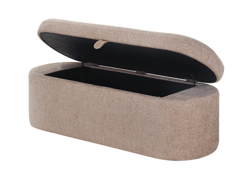 Philipa Storage Bench - Mauve Tweed