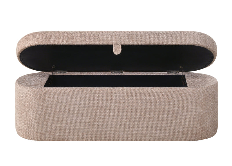 Philipa Storage Bench - Mauve Tweed