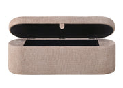 Crownmark Philipa Storage Bench - Mauve Tweed