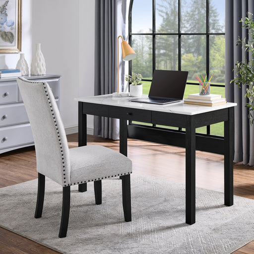 Crownmark Rylee Faux Marble Desk