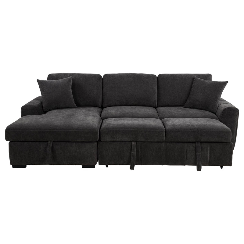 Pastrana Upholstered Sleeper Sectional Sofa LAF Chaise