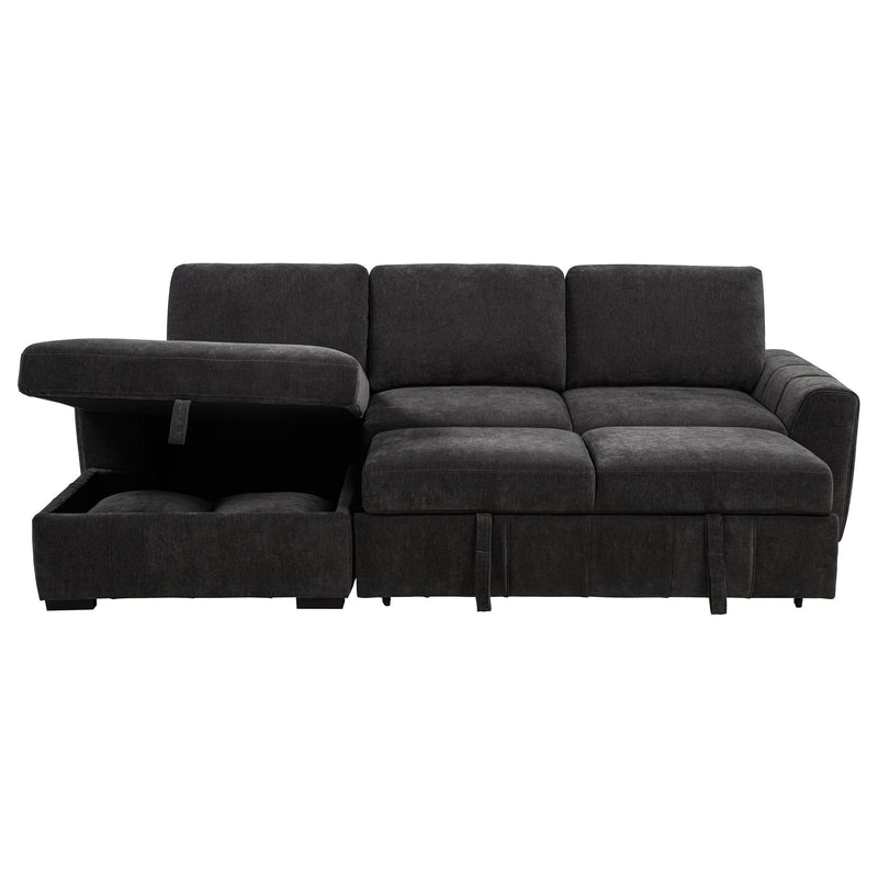 Pastrana Upholstered Sleeper Sectional Sofa LAF Chaise
