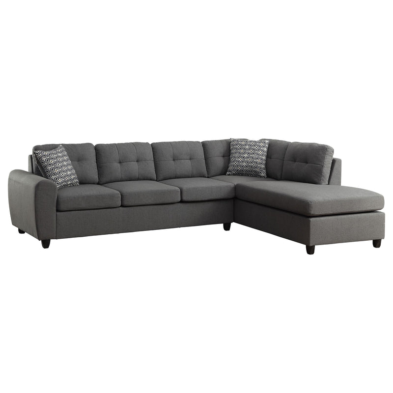 Stonenesse Upholstered Sectional Chaise Sofa