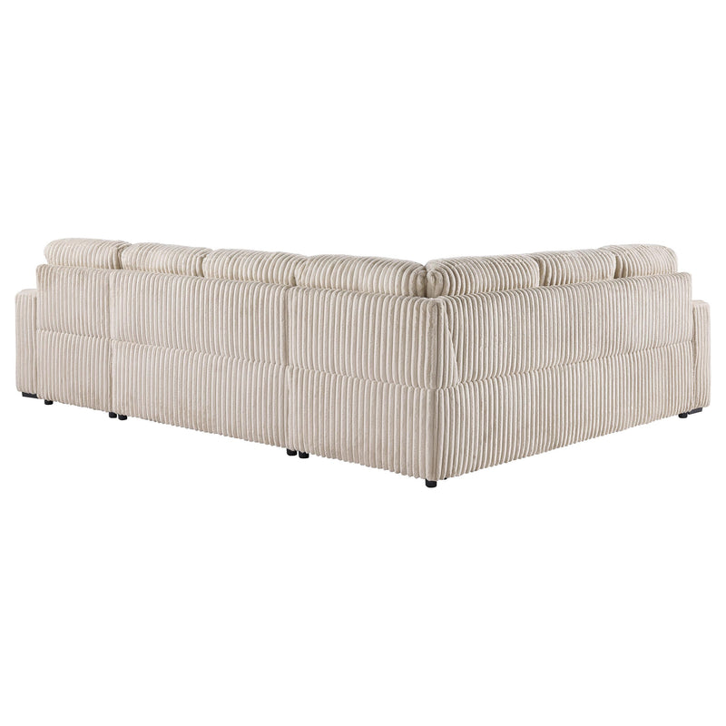 Devonshire Sleeper Sectional Sofa Storage Chaise
