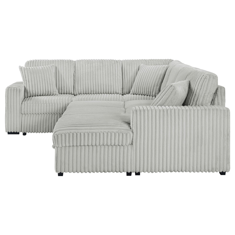 Devonshire Sleeper Sectional Sofa Storage Chaise