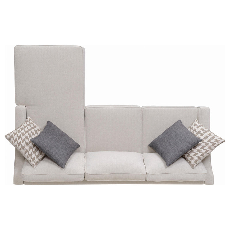 Mcloughlin Upholstered Sloped Arm Sectional Sofa