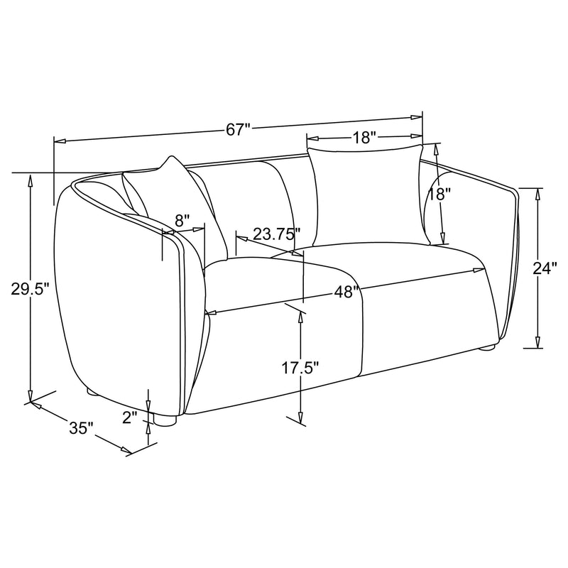 Stationary Sofa Sets G503061