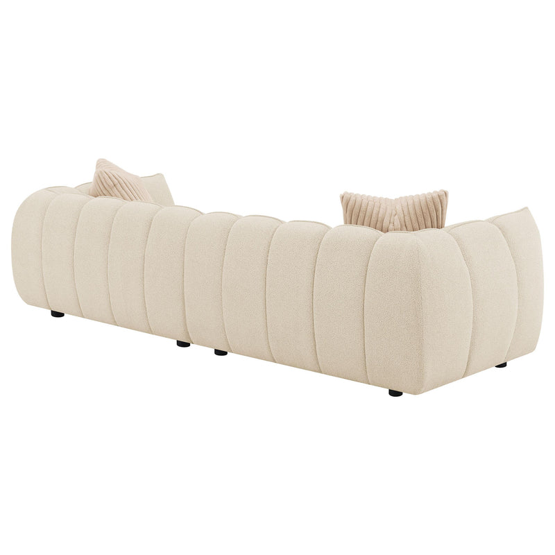 Winchester Boucle Upholstered Extra Long Sofa