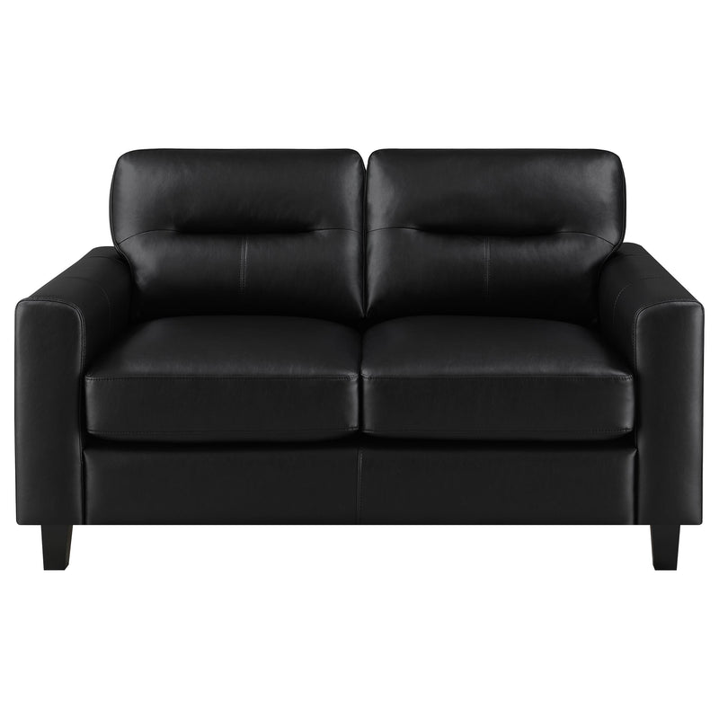 Scotland 2-piece Faux Leather Upholstered Sofa Set