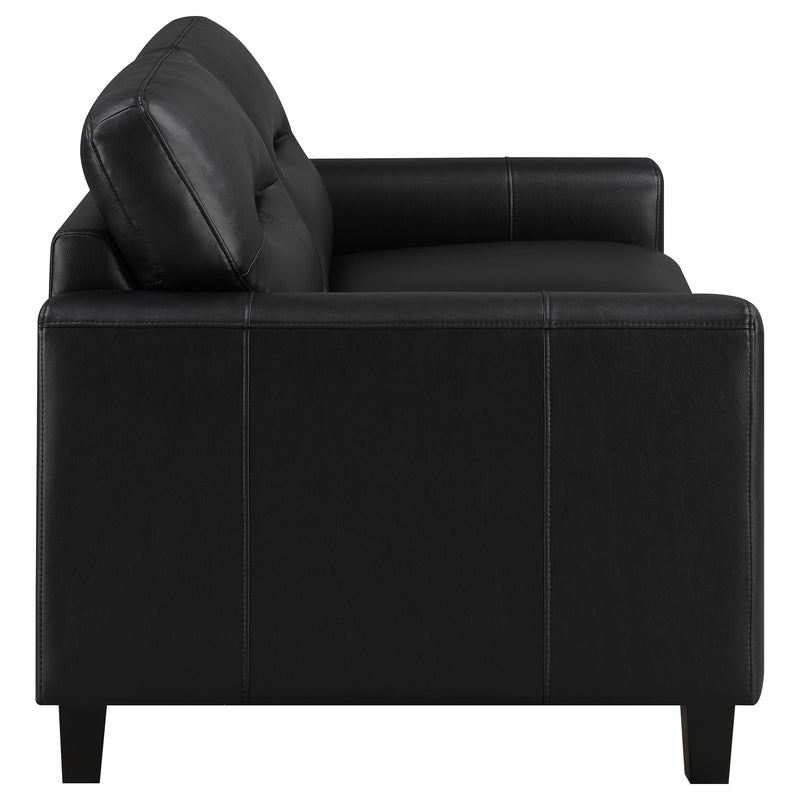 Scotland 2-piece Faux Leather Upholstered Sofa Set