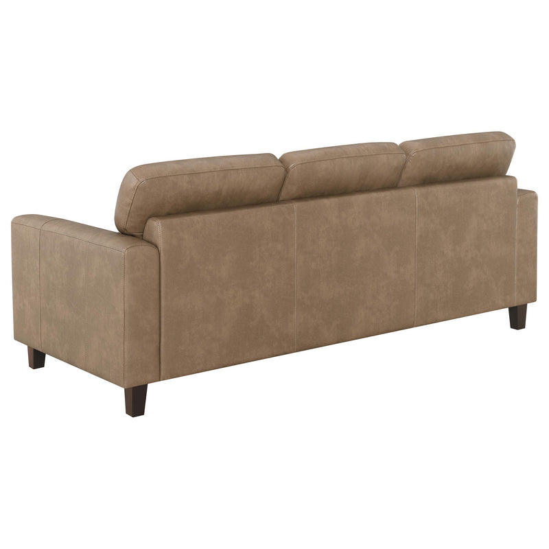 Scotland 2-piece Faux Leather Upholstered Sofa Set
