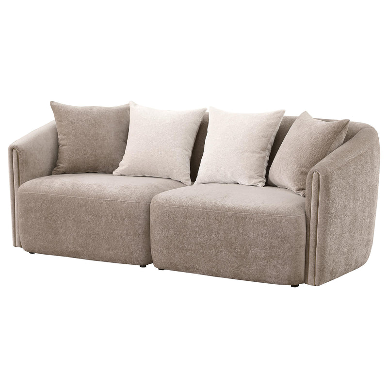 Townsend Chenille Upholstered Rolled Arm Sofa