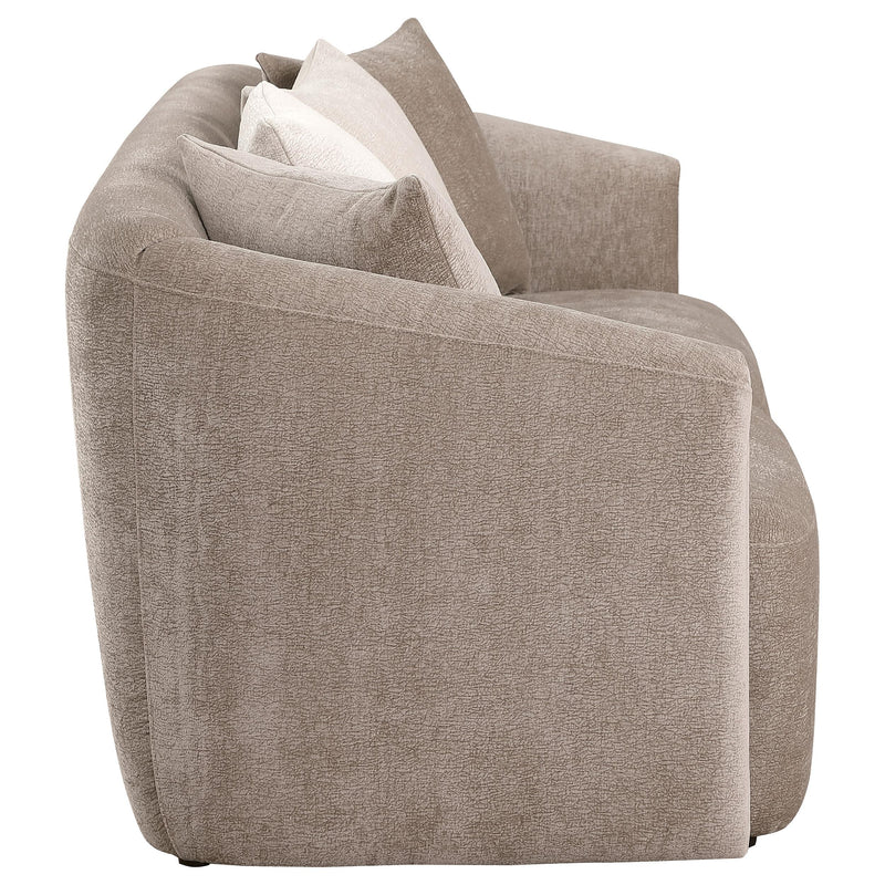 Townsend Chenille Upholstered Rolled Arm Sofa