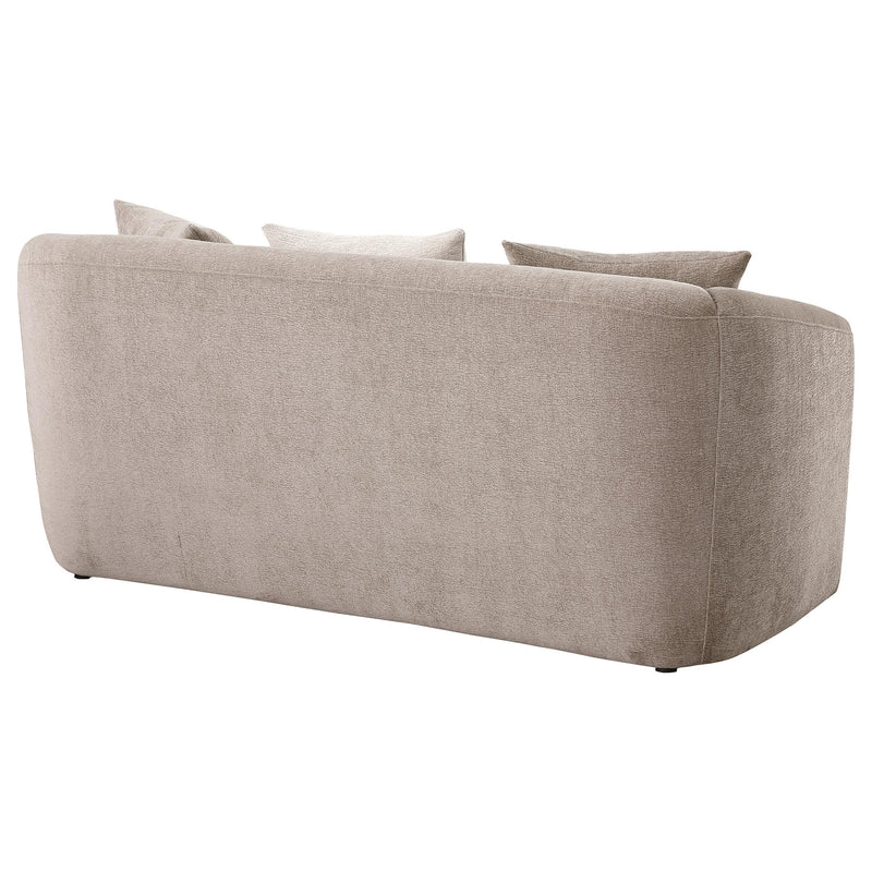 Townsend Chenille Upholstered Rolled Arm Loveseat