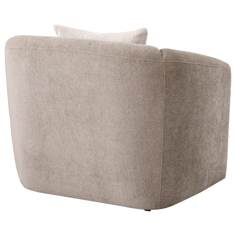 Townsend Chenille Upholstered Rolled Arm Chair