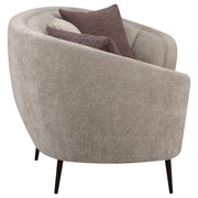 Ellorie 3-piece Upholstered Curved Sofa Set Beige - detail 5