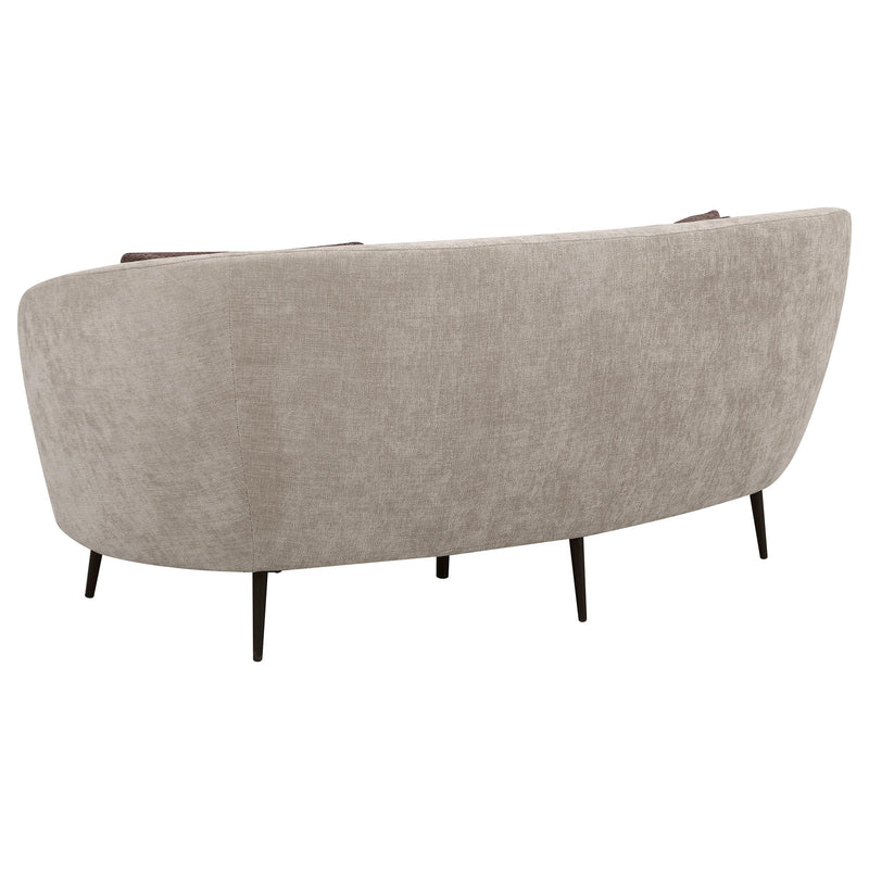 Ellorie 3-piece Upholstered Curved Sofa Set Beige - detail 7