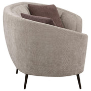 Ellorie 3-piece Upholstered Curved Sofa Set Beige - detail 8