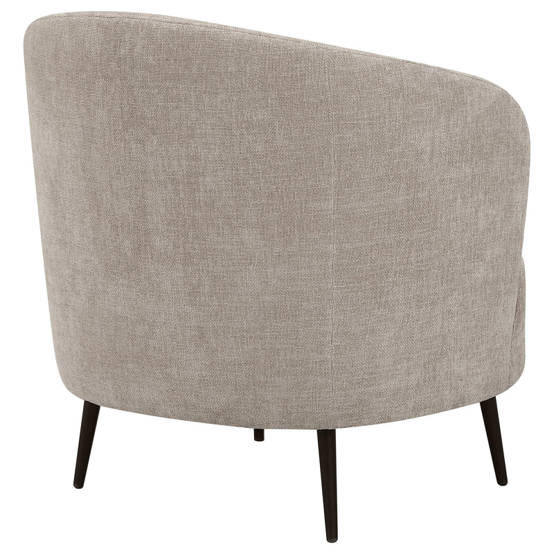 Ellorie Upholstered Channel Back Curved Chair