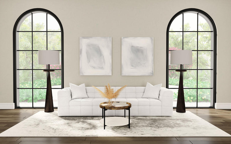 Everly Boucle Upholstered Extra Long Sofa