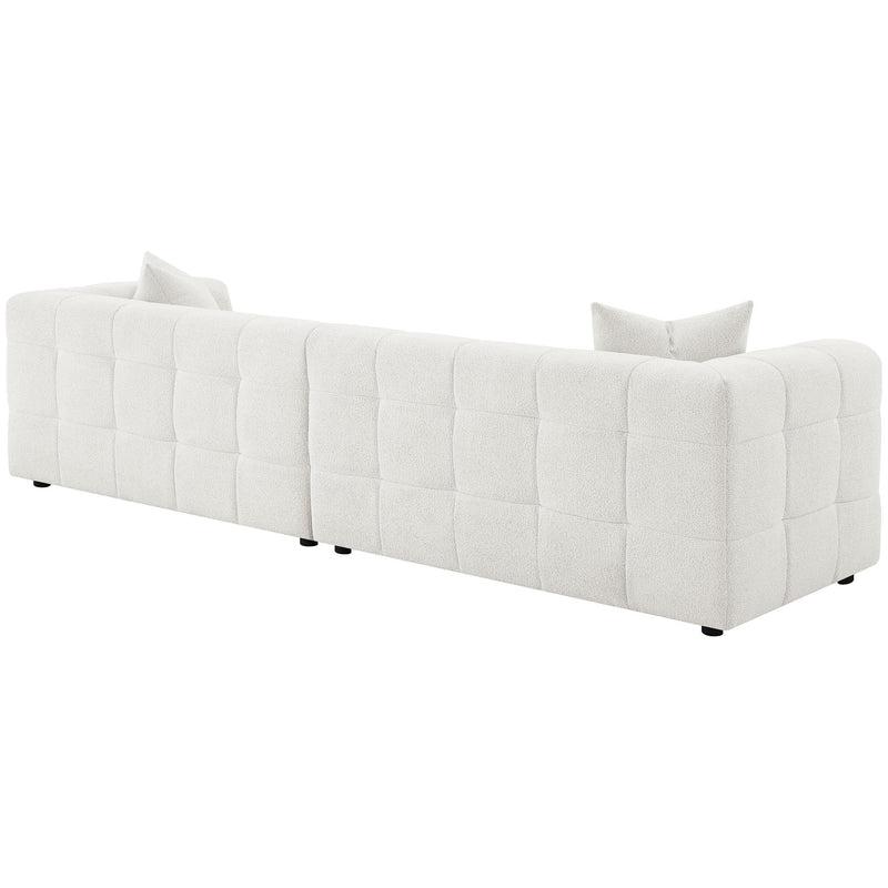 Everly Boucle Upholstered Extra Long Sofa