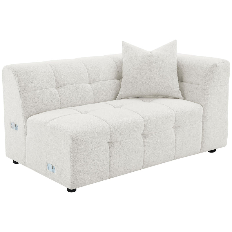 Everly Boucle Upholstered Extra Long Sofa