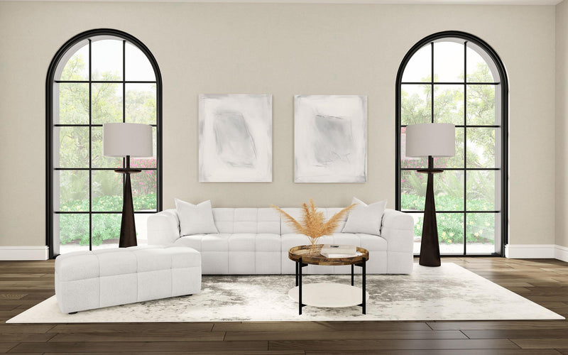 Everly Boucle Upholstered Extra Long Sofa