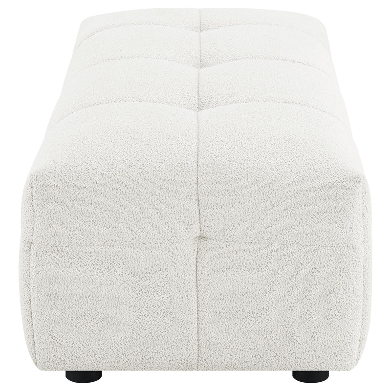 Everly Boucle Upholstered Rectangular Ottoman