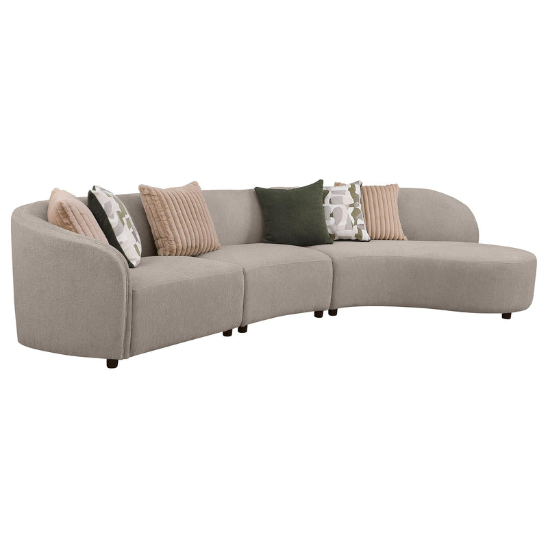 Fayette 3-piece Upholstered Sectional Sofa