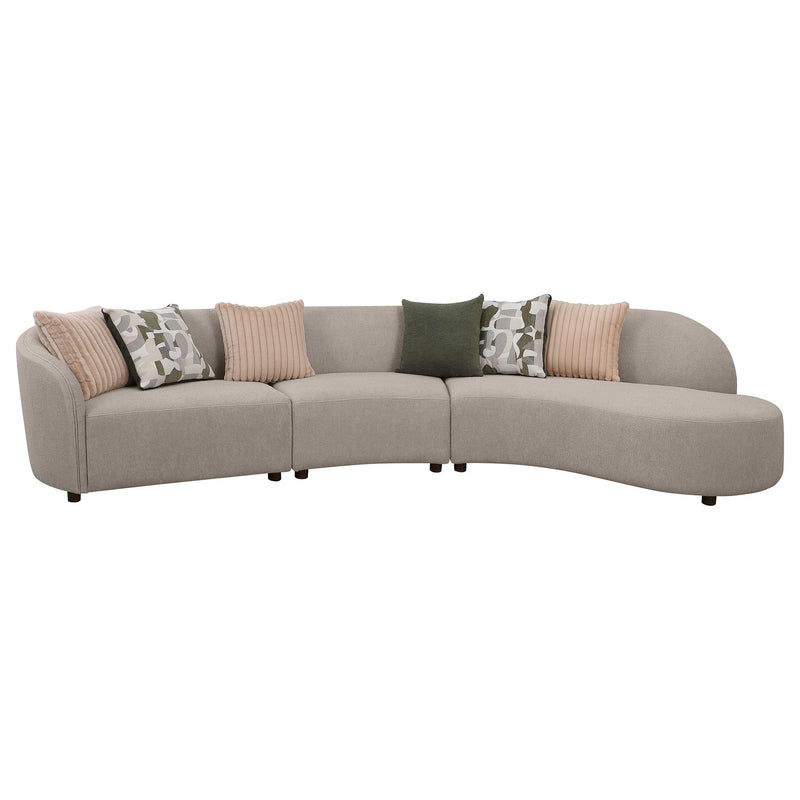 Fayette 3-piece Upholstered Sectional Sofa