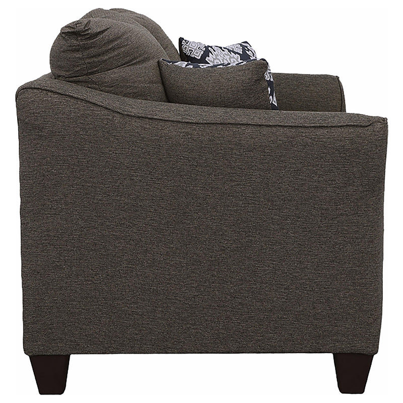 Salizar Upholstered Flared Arm Loveseat