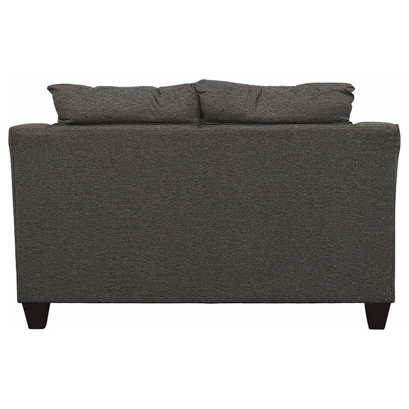 Salizar Upholstered Flared Arm Loveseat