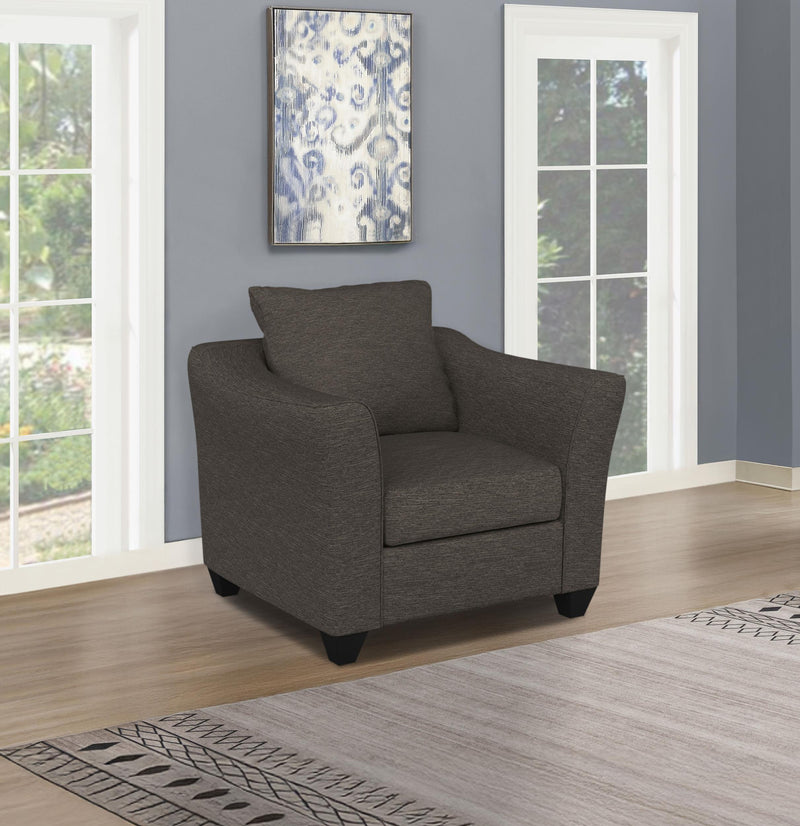 Salizar Upholstered Flared Arm Accent Chair