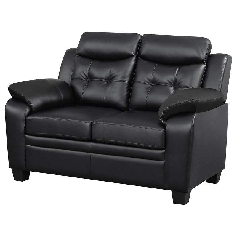 Finley Upholstered Padded Arm Tufted Loveseat