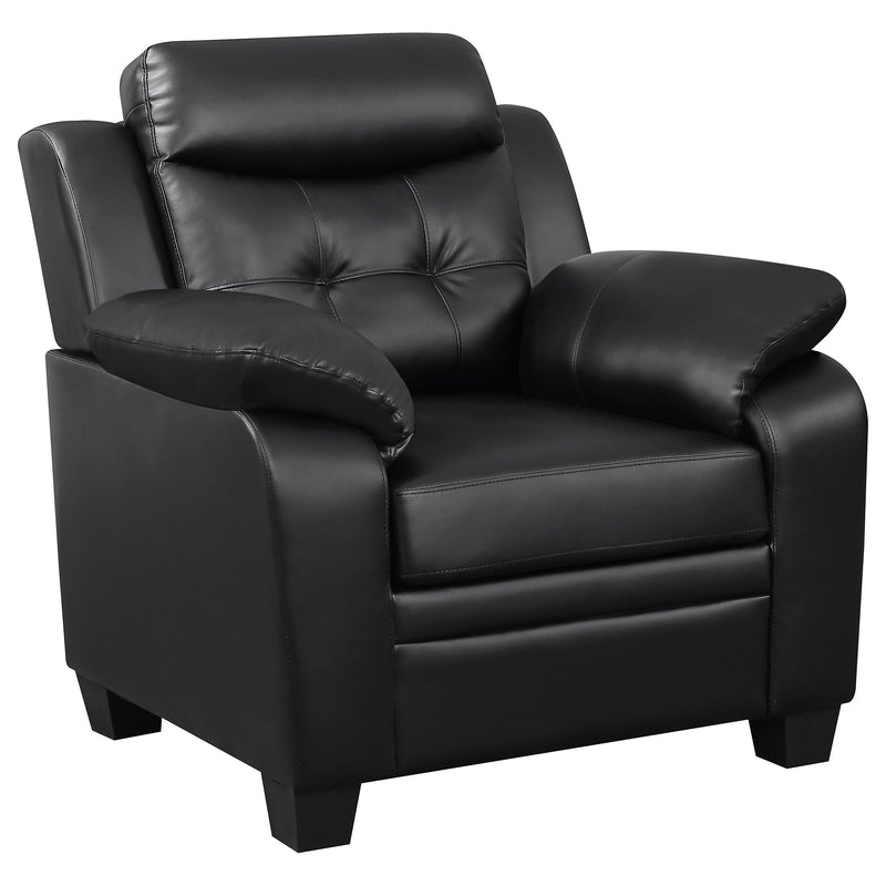 Finley Upholstered Padded Arm Tufted Accent Chair