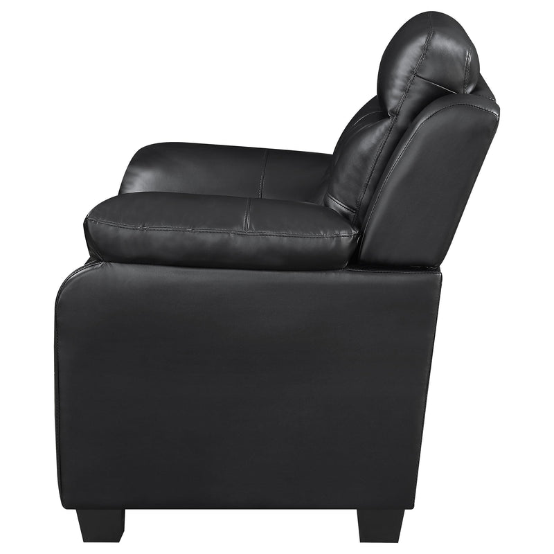 Finley Upholstered Padded Arm Tufted Accent Chair