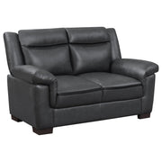 Arabella Upholstered Padded Arm Loveseat Grey - alternate view