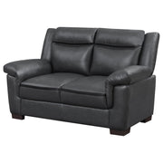 Arabella Upholstered Padded Arm Loveseat Grey - detail 4