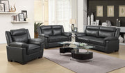 Arabella Upholstered Padded Arm Loveseat Grey - detail 7