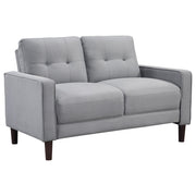 Bowen 3-piece Upholstered Track Arm Tufted Sofa Set Grey - detail 6