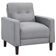 Bowen 3-piece Upholstered Track Arm Tufted Sofa Set Grey - detail 9