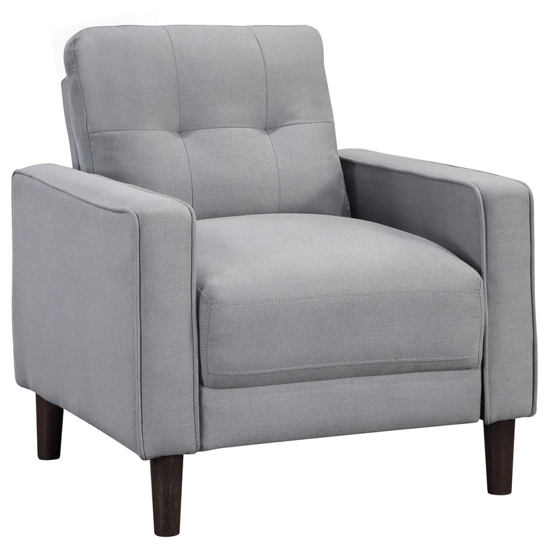 Bowen 3-piece Upholstered Track Arm Tufted Sofa Set Grey - detail 9