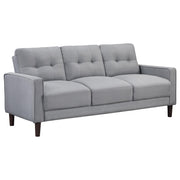 Bowen Upholstered Track Arm Tufted Sofa Grey - alternate view