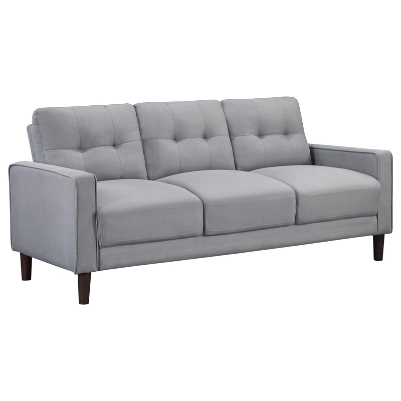 Bowen Upholstered Track Arm Tufted Sofa Grey - alternate view